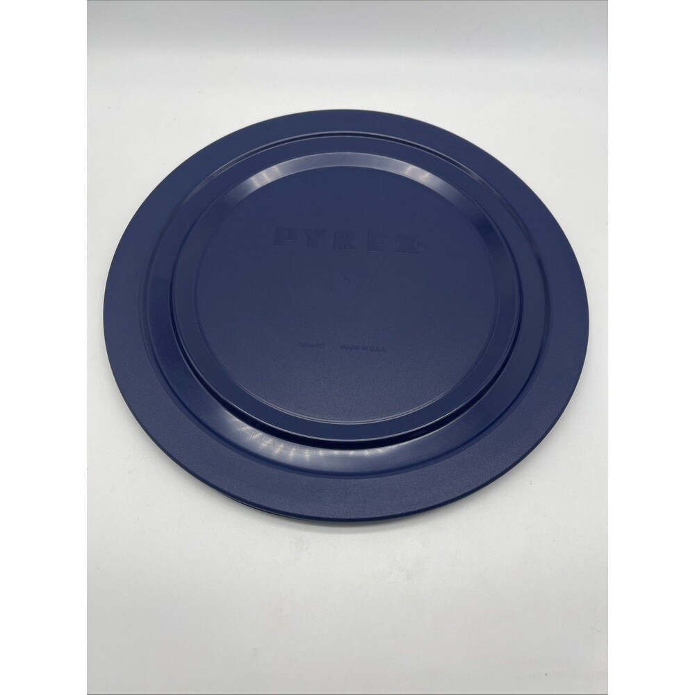 PYREX 7404-PC 4.5 Quart Dark Blue Plastic Storage Lid Cover for Glass Bowl